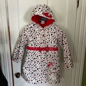 Kids dalmation raincoat